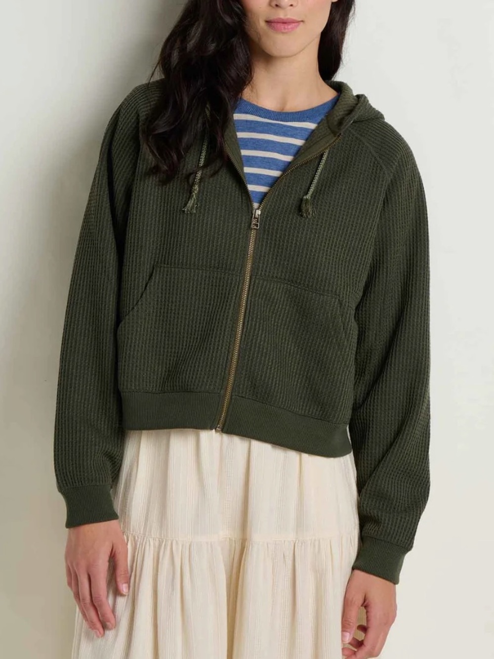 Toad&Co Women's Bitterroot Hoodie Olive Green Small S NEW WITH TAGS NWT